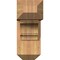 Ekena Millwork Balboa Craftsman Smooth Bracket w/ Offset Brace, Western Red Cedar, 7 1/2"W x 18"D x 18"H BKT0806X18X18BOA04SWR - alternate 3
